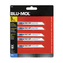 BLU MOL BI-METAL JIG SAW BLADE SET 5PC METAL CUTTING