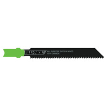 BLU MOL CARBON STEEL JIG SAW BLADES, WOOD CUTTING (CARD/2) 70MM X 8TPI (FLUSH)