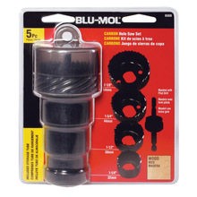 BLU-MOL CARBON STEEL HOLESAW SETS, 5 PCE