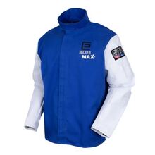 BLUE MAX - Proban Welders Jacket with Grain/ Leather Sleeves