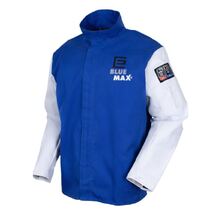 BLUE MAX - Proban Welders Jacket/ Leather Sleeves. Size XSM