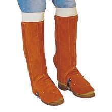 BIG RED Leather Leggings/ Metatarsal Guard
