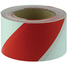 Red and White Barricade Tape