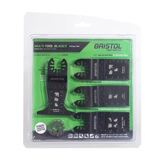 Bristol | 4 Piece Multitool Blade Set with Bonus Adaptor