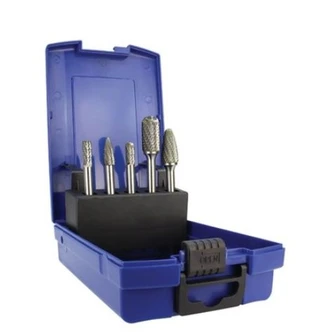5 Pce Carbide Bur Set SA-1DC, SC-1DC, SF-5DC, SC-5DC, SG-2DC