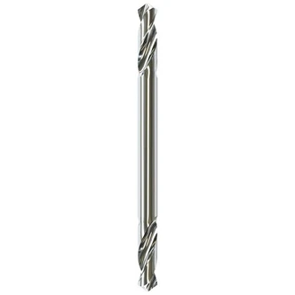 No.20 Gauge (4.09mm) Double Ended Drill Bit Carded 2pk - Silver Series