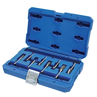 HOLEMAKER CARBIDE BURR SET, 8PCE SB1, SC1, SD1, SC3, SD3, SE3, SB5, SF5