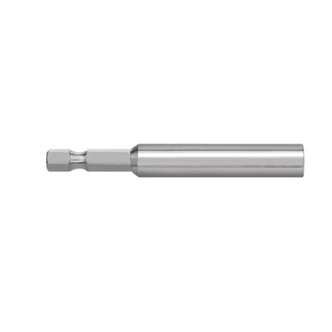 Carded Magnetic Bit Holder With C Ring1/4in x 75mm S/S