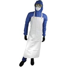 White PVC Apron 980 x 1200mm