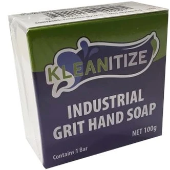 Kleanitize Hand Soap, Grit, Industrial, 100g Bar (Individually Boxed) (20PK)