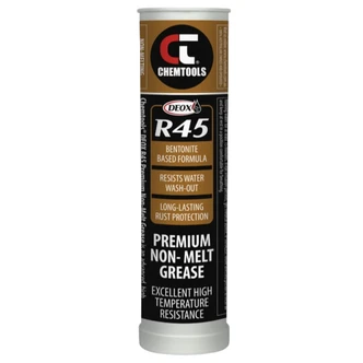 R45 Non-Melt Grease, Premium, High Temperature, 450g Cartridge (12PK)