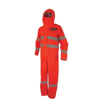 CHEM-TECH Coverall (Full face hood) - Orange