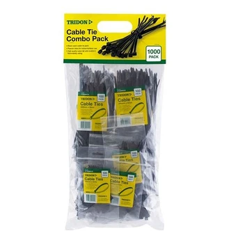 TRIDON CABLE TIE COMBO PACK1000