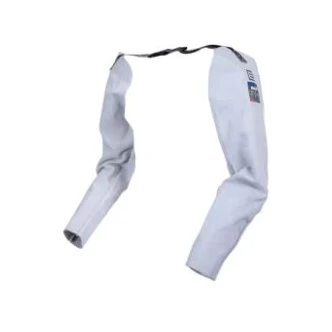 Welding sleeves with leather strap
