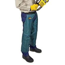Big Jim Chainsaw Chaps - Green Nylon/ Zip-Straps