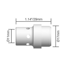 Binzel 26 Style Gas Diffuser - White - 5Pk