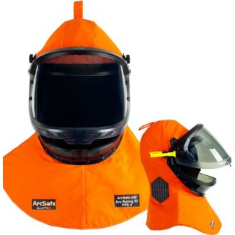 ArcSafe X50 Switching Hood - Orange with ArcVents