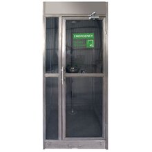 Enclosed Stainless Steel Decontamination Shower Eye Face Wash Booth