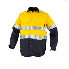 Tecasafe Shirt 5.8oz Yellow/Navy w/Tape Women