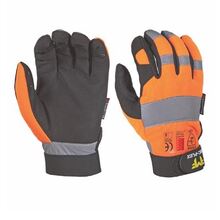 Mec-Flex Utility Mechanics Gloves - High Vis Orange