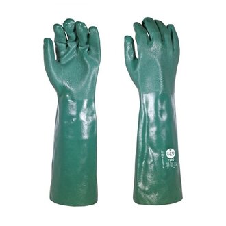 Chem-Vex Green PVC Gauntlet. 45cm Long. Size 10