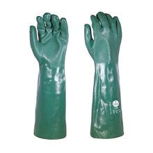 Chem-Vex Green PVC Gauntlet. 45cm Long. Size 10