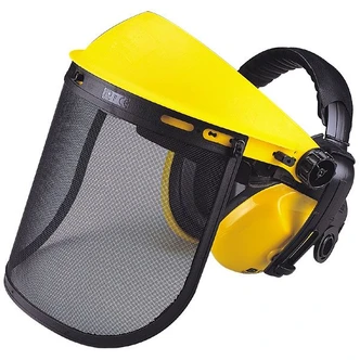 Maxisafe Mesh Visor with Earmuffs complete