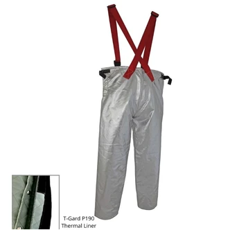Aluminised Trousers AR530 Aramid T-Gard P190 lined