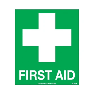 FastAid First Aid Sticker 120 x 140mm 4pk