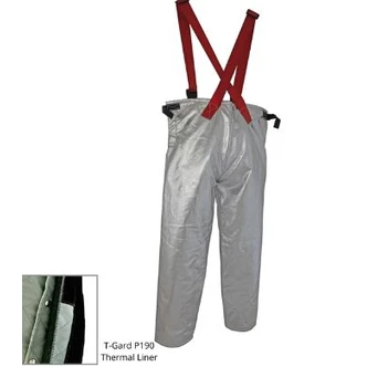 Aluminised Trousers PR720 Preox T-Gard P190 lined.