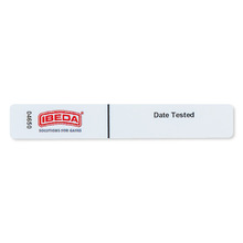Date Tested Sticker For Regulator End FBA (1 Pack = 100 Units)