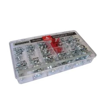 EL Series Grease Nipple and Dust Cover Assortment Kit 90 Pieces