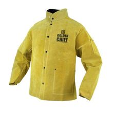 Golden Chief Premium Welding Jacket. Colour Gold