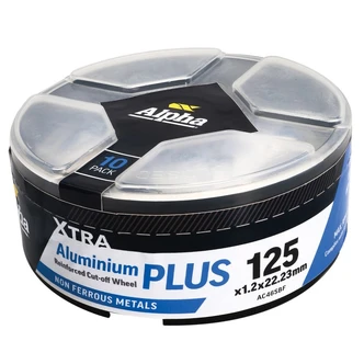 Alpha Aluminium Plus | 125 x 1.2mm Cutting Disc | 10 Pack