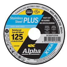 Alpha Stainless Steel Plus Cutting Disc