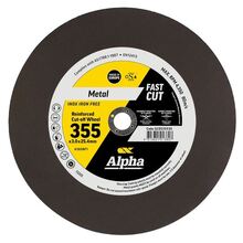 Cutting Disc 355 x 3 x 25.4mm Metal Bulk (10PK)