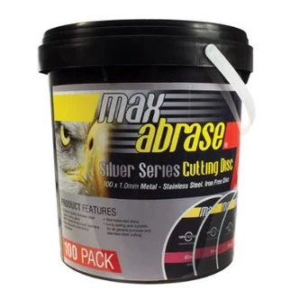 Cutting Disc 100 x 1mm Silver Series Tub (Pk 100) Free Markers