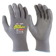 Grey Knight' PU Coated Glove (12 PK)
