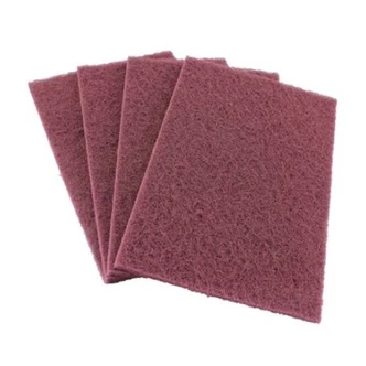Non woven Hand Pad Premium / Maroon Bulk (20PK)