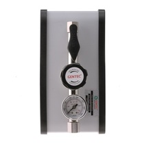 Gentec Single Outlet Panel, 6.0 Purity Chrome Plated, In: 4,000kPa Out: 1,000kPa