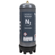 Disposable Gas Cylinder 100% Food Grade Nitrogen 2.2 Litres Grey Cylinder
