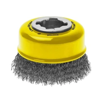 Alpha Cup Brush X-Lock 75mm Steel Wire | 0.50mm Knotted