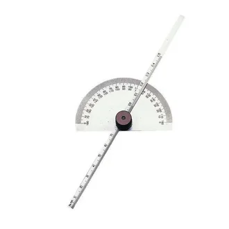 PDG/6 GROZ DEPTH GAUGE & PROTRACTOR, ROUND HEAD, 150MM BLADE