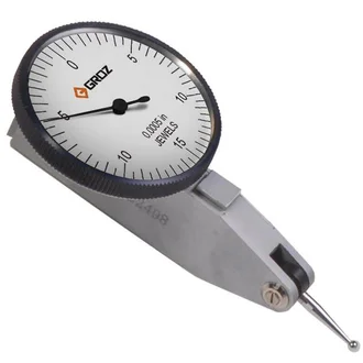 DTI/150 GROZ DIAL TEST INDICATOR, WHITE FACE, 0.30"  0.005 0-150-0, 1-1/4, HORIZONTAL