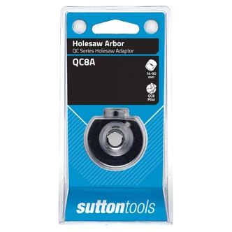 ADAPTOR H110 QC8 HOLESAW 1/2UNF HANGPACK