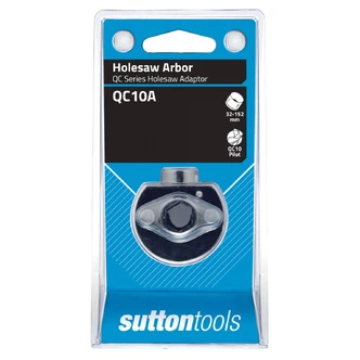 ADAPTOR H110 QC10 HOLESAW 5/8UNF HANGPACK