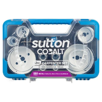 HOLESAW H125 BI-METAL COBALT CARPENTER SET 16-102MM 12PC