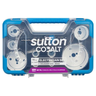HOLESAW H125 BI-METAL COBALT ELECTRIC SET 16-92MM 11PC