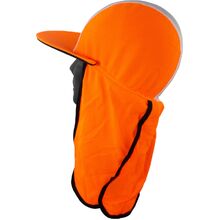Maxisafe Orange Cap with Neck Flap