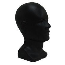 Black moulded head display